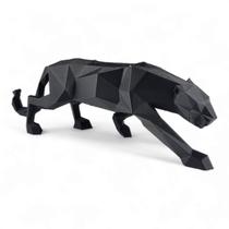 Escultura Decorativa Pantera Negra Estatua Decoração Escultura Decorativa Pantera Negra Estatua Decoração