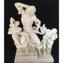 Escultura Decorativa Pó de Marmore Deuses Gregos Formosa Escultura Decorativa Pó de Marmore Deuses Gregos Formosa