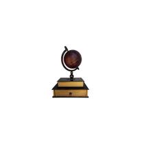 Escultura Decorativo Formosa Globo sob Livros Escultura Decorativo Formosa Globo sob Livros