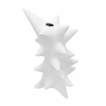 Escultura Decorativo Vaso Pontas Abstratas Maior Branca Escultura Decorativo Vaso Pontas Abstratas Maior Branca