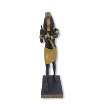 Escultura Deus Egípcio Thot Em Resina 30 Cm - Bialluz Presentes