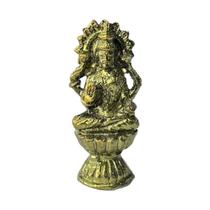 Escultura Deus Indiano Shiva Meditando 3,8 cm em Metal