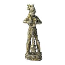 Escultura Deus Macaco Indiano Hanuman 4,8 cm Metal - Lua Mística - 100% Original - Loja Oficial