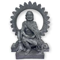 Escultura Deus Sol cor cimento 20 cm pintado Resina Escultura Deus Sol cor cimento 20 cm pintado Resina