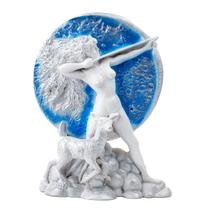 Escultura Deusa Diana Flecha Branca 16 cm em Resina Escultura Deusa Diana Flecha Branca 16 cm em Resina