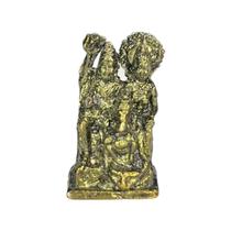 Escultura Deuses Indiano Sagrada Familia Shiva 2,8 cm Metal - META ATACADO
