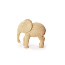 Escultura Elefante Bege em Polirresina Escultura Elefante Bege em Polirresina