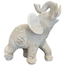 Escultura Elefante Branco Poliresina