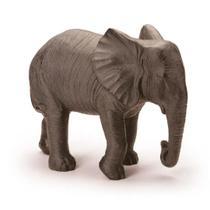 Escultura elefante decorativo cinza 26x33cm mart
