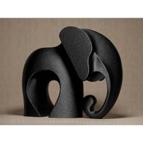 Escultura Elefante Minimalista Decoração 3D Sala Mesa Nicho