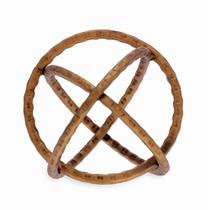 Escultura em Metal Decorativa Dourado Orbium 20 x 20 cm Escultura em Metal Decorativa Dourado Orbium 20 x 20 cm