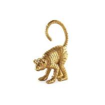 Escultura Em Poliresina Macaco Dourado 15X05X22 Cm - Mart Escultura Em Poliresina Macaco Dourado 15X05X22 Cm - Mart