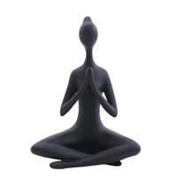 Escultura Em Resina De Mulher em Posição De Yoga Anjali Mudra 26cm 1115899 Exclusive