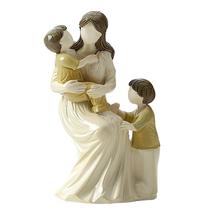 Escultura em resina Family Bond Mãe e Filhos 15,5 cm Escultura em resina Family Bond Mãe e Filhos 15,5 cm