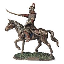 Escultura Em Resina Histórica Genghis Khan Para Decoração Escultura Em Resina Histórica Genghis Khan Para Decoração