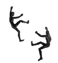 Escultura Escalador Direita/esquerda 28cm- Preto