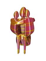 Escultura Estatua Casa Enfeite Decorativo Familia 2