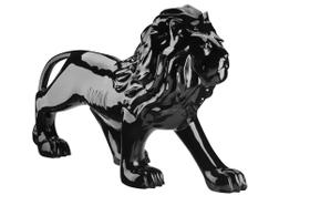 Escultura Estátua Leão Caminhando Grande 83 cm