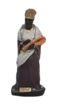 Escultura Estatueta Estatua Orixá Nanã Buruquê Candomblé Umbanda Altar Congá Imagem De Gesso 22cm