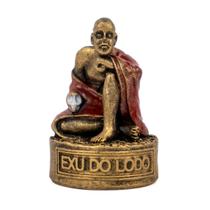 Escultura Exu do Lodo Vintage em Resina 6,5 cm