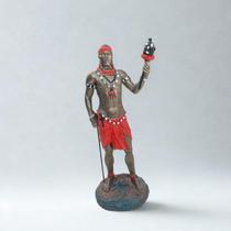 Escultura Exu Orixá Elegbára 20 cm Resina Escultura Exu Orixá Elegbára 20 cm Resina