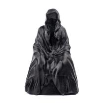 Escultura Exu Sentado Sem Rosto 12 Cm Preto Em Resina Escultura Exu Sentado Sem Rosto 12 Cm Preto Em Resina