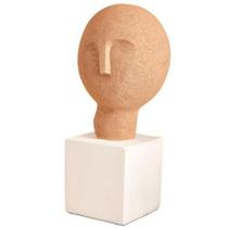 Escultura Face Em Poliresina 29X16Cm 17448 Mart