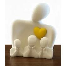 Escultura Família Decor Moderna Estátua Minimalista Laços Eternos Sala Quarto Escritório Decoração Escultura Família Decor Moderna Estátua Minimalista Laços Eternos Sala Quarto Escritório Decoração