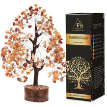 Escultura FASHIONZAADI Árvore de cristal cornalina 30cm