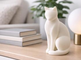 Escultura Gato Decore Sala Quarto Escritorio 10cm altura Escultura Gato Decore Sala Quarto Escritorio 10cm altura