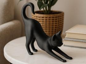 Escultura Gato Decore Sala Quarto Escritorio 10cm altura Escultura Gato Decore Sala Quarto Escritorio 10cm altura