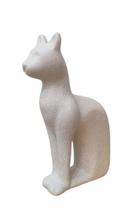 Escultura Gato Egípcio Cerâmica Estatueta Decoração Casa - Studio Garten