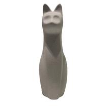 Escultura gato em ceramica 17546
