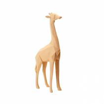 Escultura girafa bege 30 cm Escultura girafa bege 30 cm