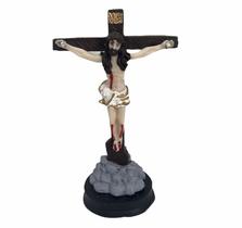 Escultura Jesus Cristo de Mesa 14 cm em resina - Lua Mística - 100% Original - Loja Oficial
