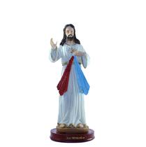 Escultura Jesus Misericordioso 27 cm resina
