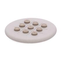 Escultura Jogo da velha decorativo mart cimento e poliresina Escultura Jogo da velha decorativo mart cimento e poliresina