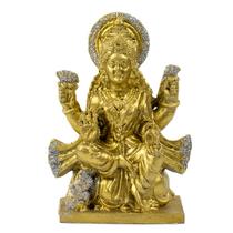 Escultura Lakshmi Meditando 11 cm Dourado em Resina Escultura Lakshmi Meditando 11 cm Dourado em Resina