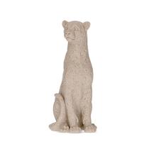 Escultura leopardo em polirresina 25cm mart Escultura leopardo em polirresina 25cm mart