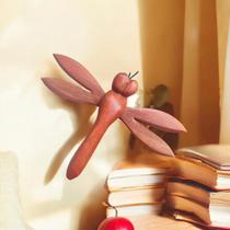 Escultura Libélula em Madeira de Parede Escultura Libélula em Madeira de Parede