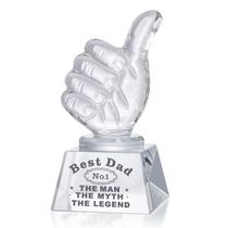 Escultura LONGWIN Crystal Best Dad Award 6,7x12,3cm 500g