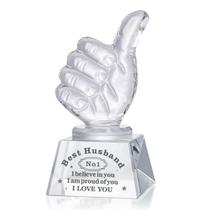 Escultura LONGWIN Crystal Best Husband Award 7x12 cm 500g