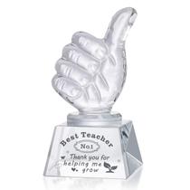 Escultura LONGWIN Crystal Teacher Appreciation Award 12x7cm