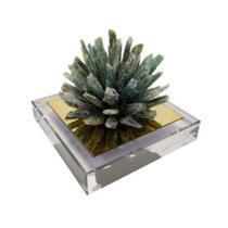 Escultura Luxo Coral Escuro Base Impecavel Marmore Cristal Escultura Luxo Coral Escuro Base Impecavel Marmore Cristal