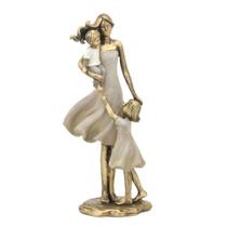 Escultura Mãe Com Casal De Filhos Decorativos - Espressione Italy Escultura Mãe Com Casal De Filhos Decorativos - Espressione Italy