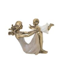 Escultura Mãe com Filha Bellezza 13cm Espressione