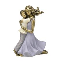 Escultura Mãe com Filho Abraço 14cm Espressione