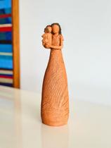 Escultura Mãe e Filha em Cerâmica - Decoração Artesanal - Escultura Mãe e Filha Escultura Mãe e Filha em Cerâmica - Decoração Artesanal - Escultura Mãe e Filha