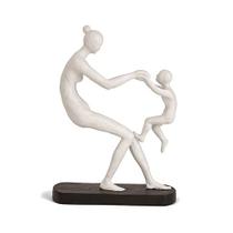 Escultura Mãe e Filho - 19x27 cm