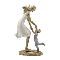 Escultura mãe e Filho Dancing 25cm Espressione